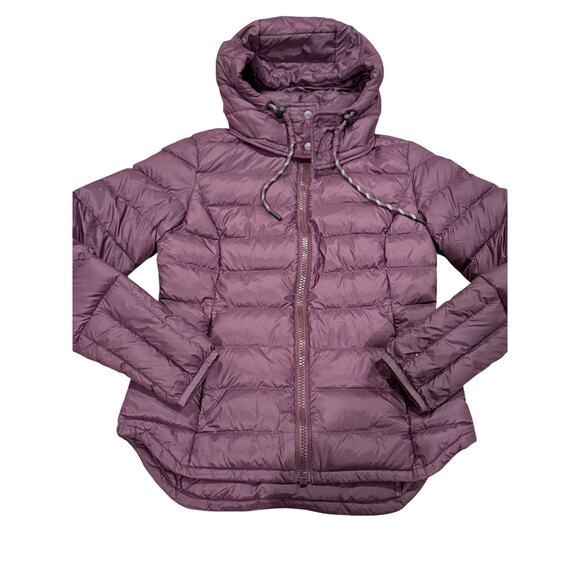 (XS) $170 Lolë La Emeline Jacket Maroon Down Puffer - Picture 5 of 11